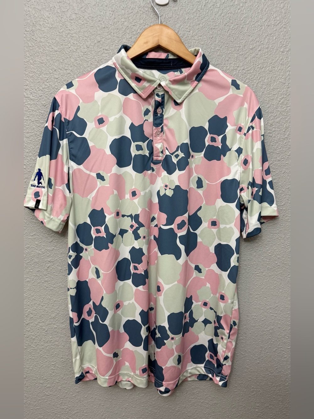Swannies Golf  | Ace’s Golf Polo | Large Floral Print | Size XL